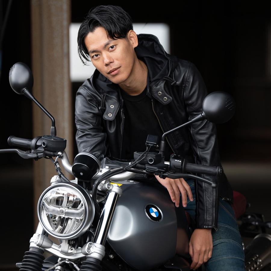 DEGNER フード付きレザージャケット デグナー 24SJ-3 ライダース DEGNER フード付きレザージャケット デグナー 24SJ-3 ライダース