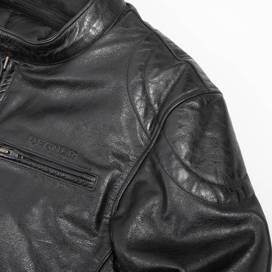 DEGNER（デグナー） 取り外しできるインナー付き レザージャケット