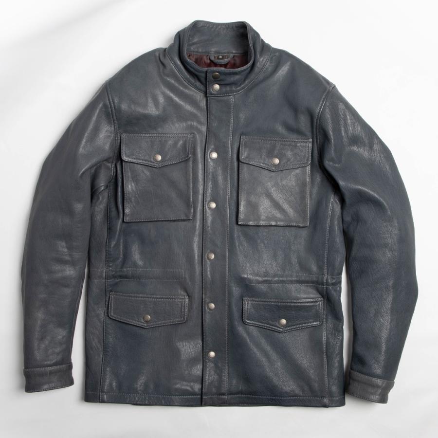DEGNER（デグナー） ミドル丈レザージャケット M-65 フィールド