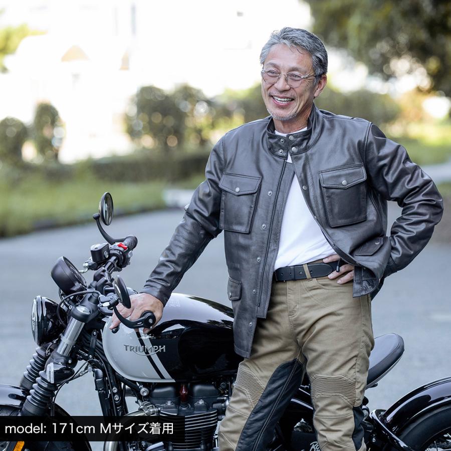 デグナー レザー ジャケット 革ジャン m65 ミリタリー フライト ブルゾン DEGNER（デグナー） ミドル丈レザージャケット M-65 フィールド