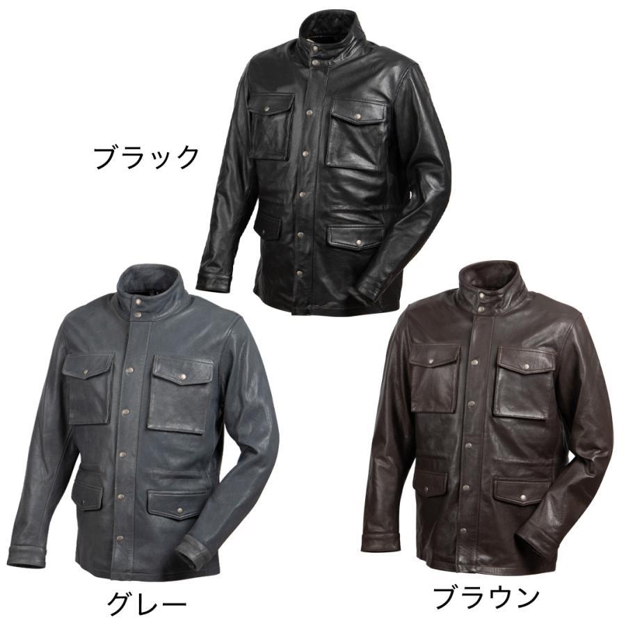 DEGNER（デグナー） ミドル丈レザージャケット M-65 フィールド