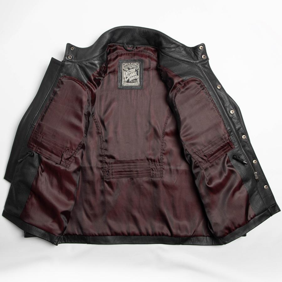 DEGNER（デグナー） ミドル丈レザージャケット M-65 フィールド