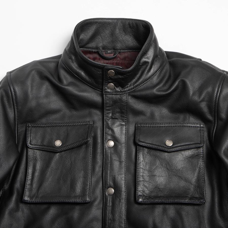 DEGNER（デグナー） ミドル丈レザージャケット M-65 フィールド