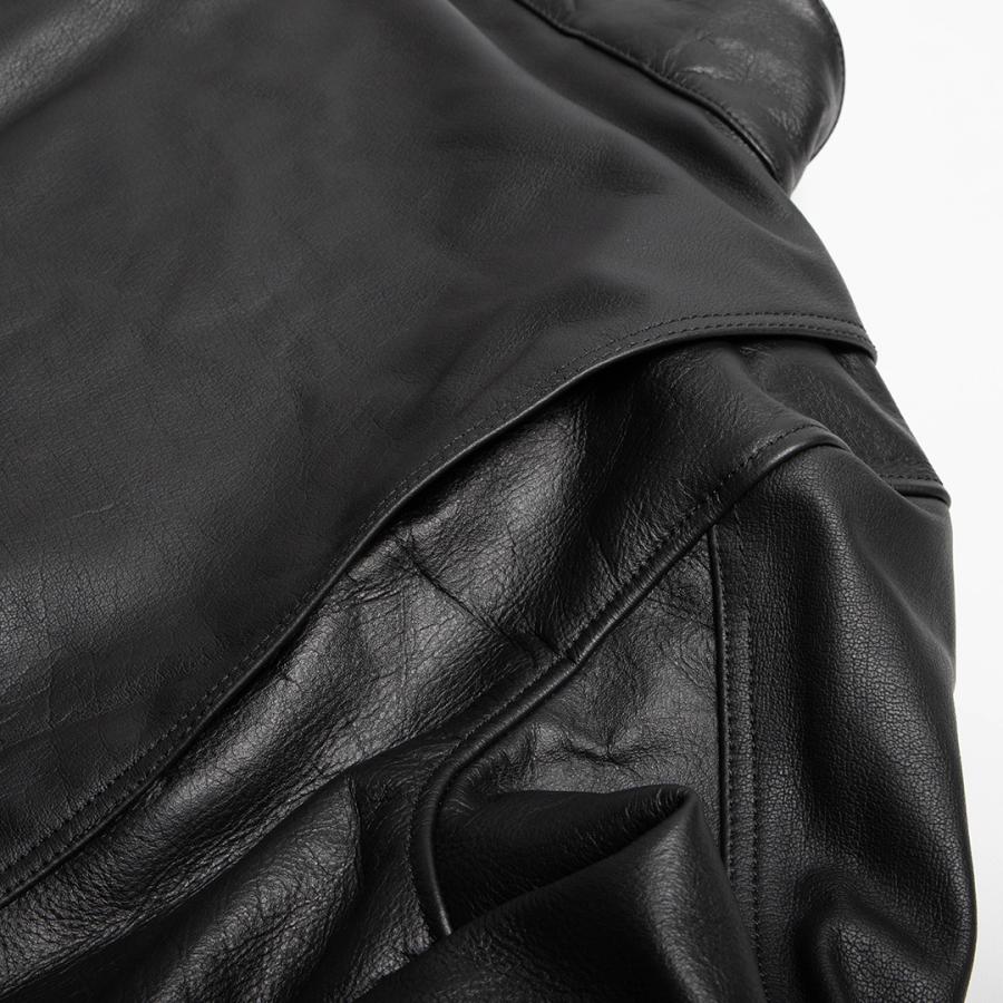 DEGNER（デグナー） ミドル丈レザージャケット M-65 フィールド