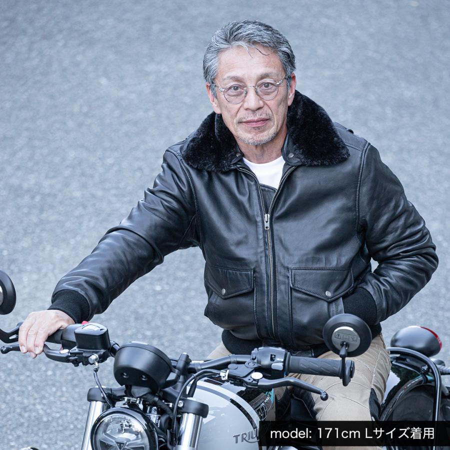 DEGNER デグナー シープレザーフライトジャケット プロテクター