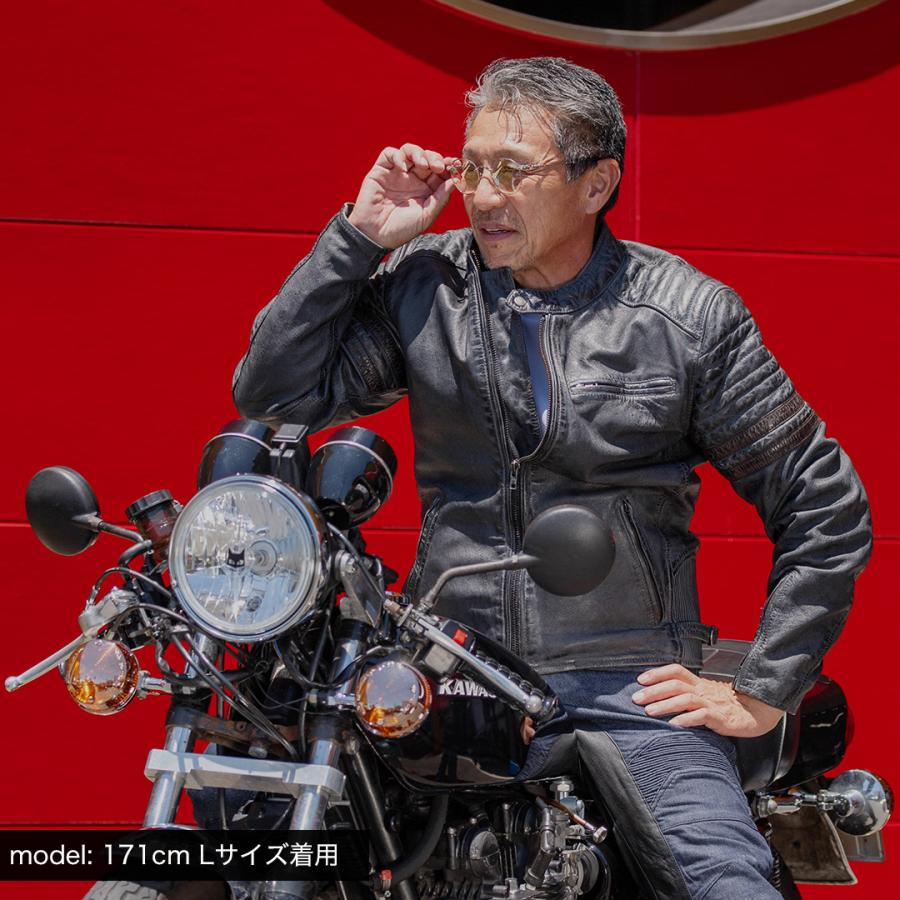 デグナーバイク用レザージャケットプロテクター入り DEGNER デグナー レザージャケット プロテクター入り メンズ