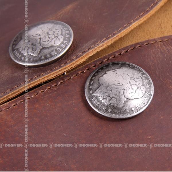 DEGNER（デグナー） バイク 本革 ベスト ヴィンテージ 男性 ブラウン