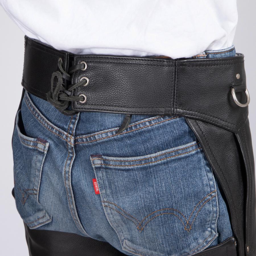 DEGNER（デグナー） レザーチャップス/LEATHER CHAPS（ブラック） [CH