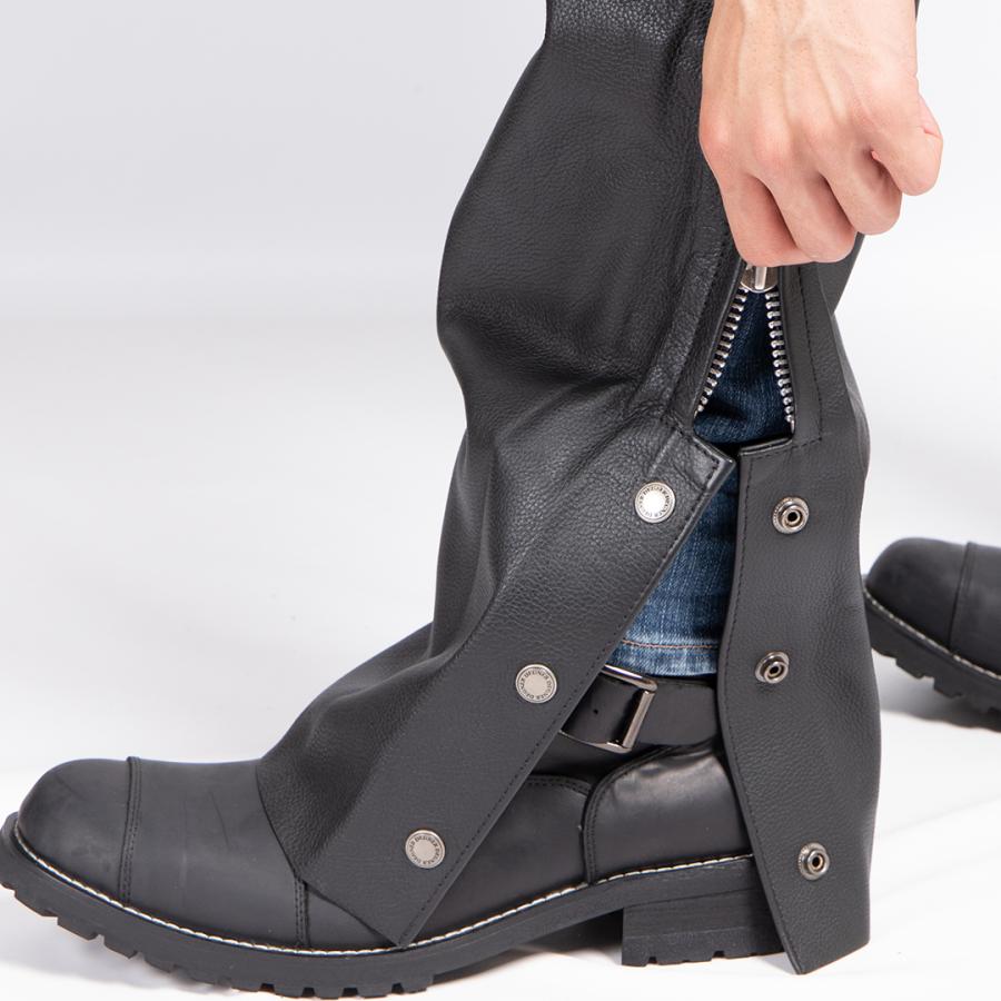 DEGNER レザーチャップス/LEATHER CHAPS（ブラック） [CH-4A