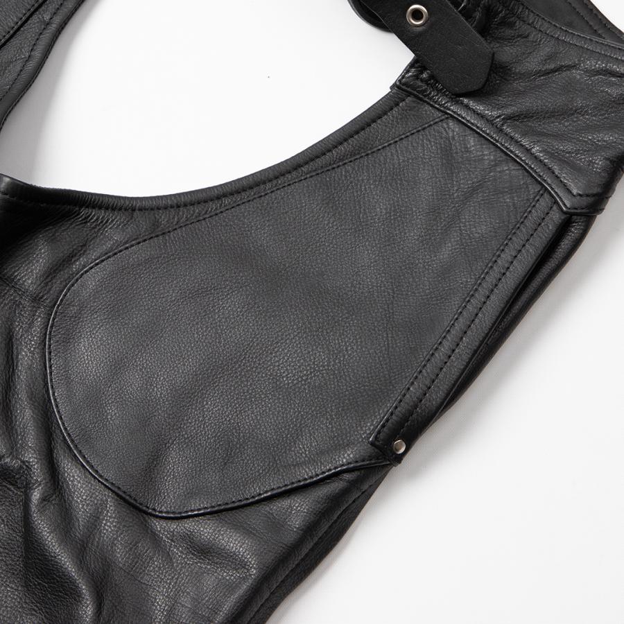 DEGNER レザーチャップス/LEATHER CHAPS（ブラック） [CH-4A