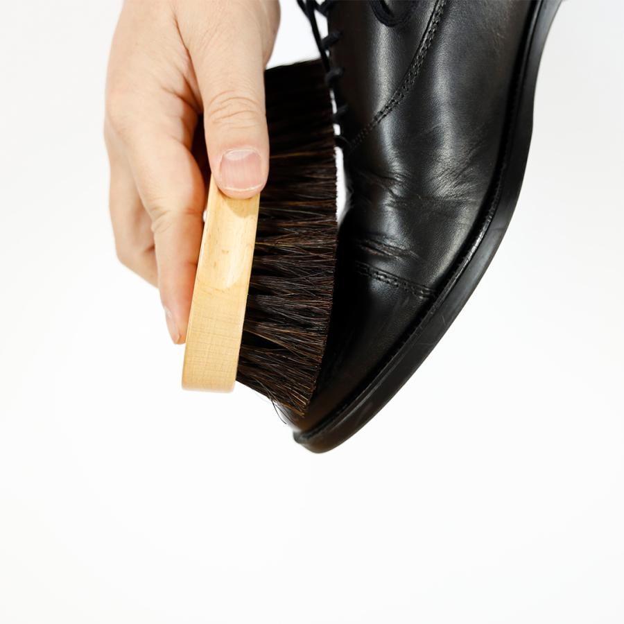 COLLONIL（コロニル） 馬毛ブラシ（ブナ） 靴磨き レザーメンテナンス