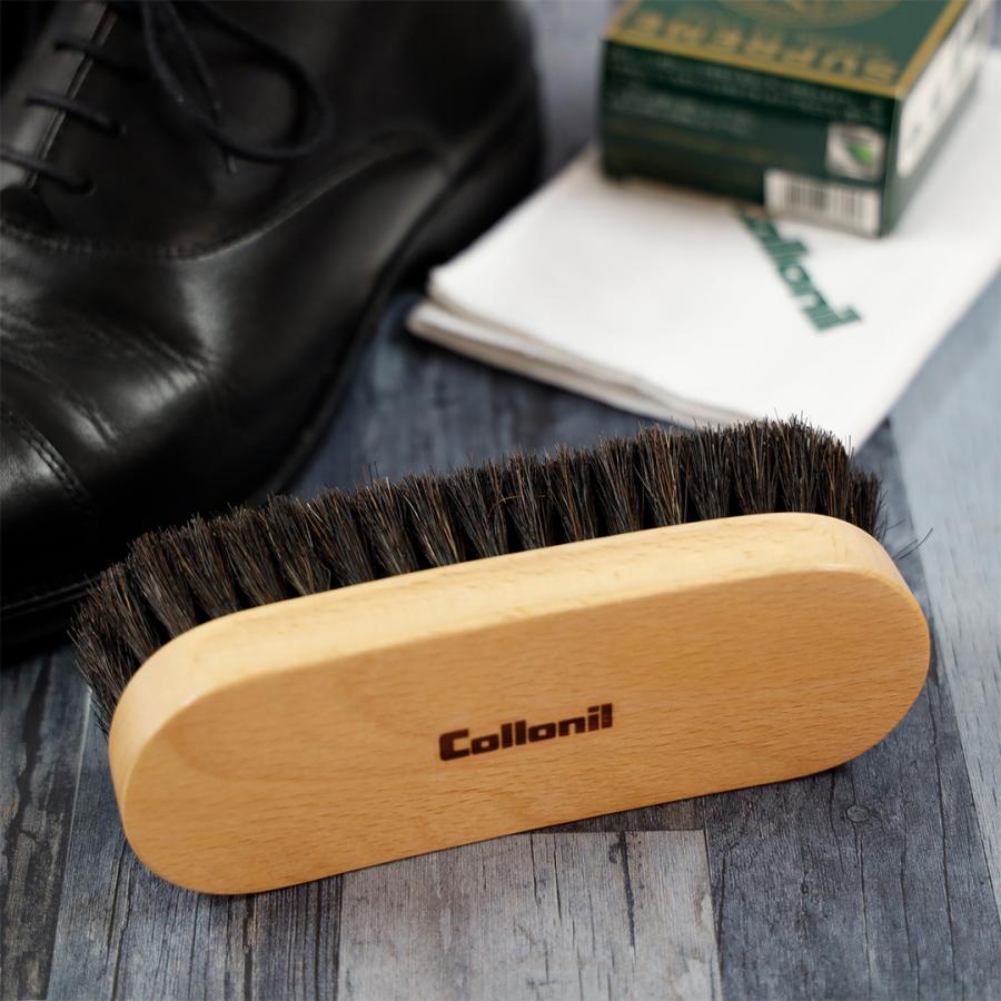 COLLONIL（コロニル） 馬毛ブラシ（ブナ） 靴磨き レザーメンテナンス