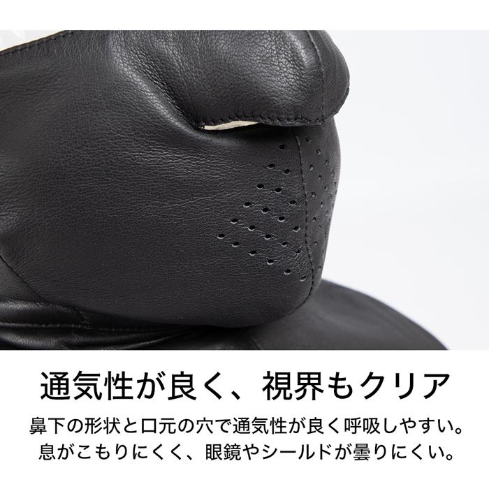 ♦️新品未使用 DEGNER レザー マスク CP-12A レザーフェイスマスク | DEGNER
