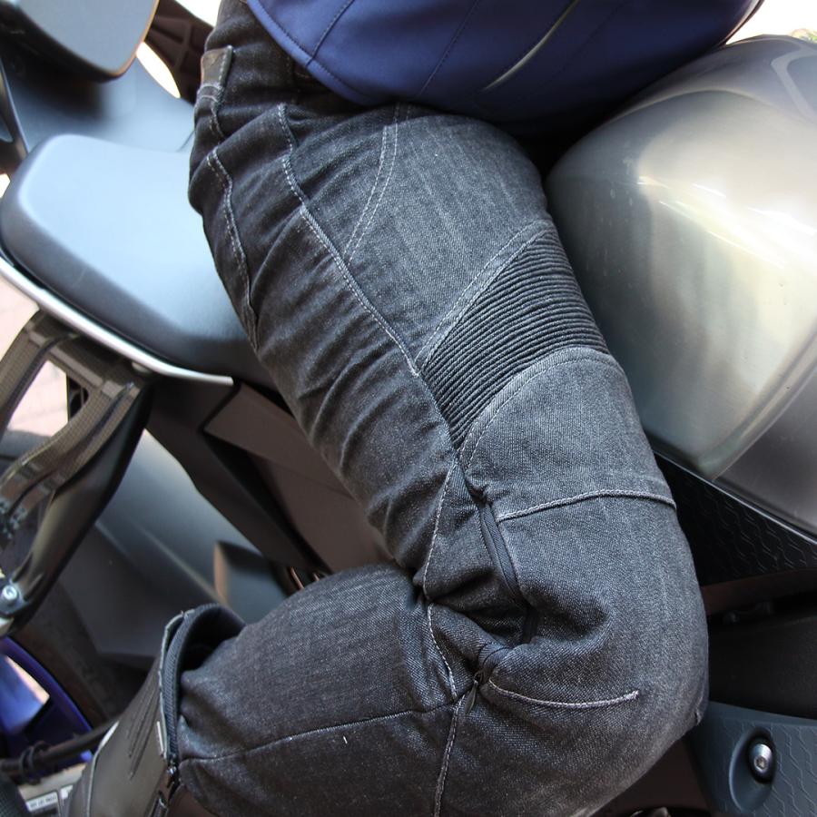 DEGNER バイク用パンツ デニム 本革ヒートガード付き DEGNER バイク用パンツ デニム 本革ヒートガード付き