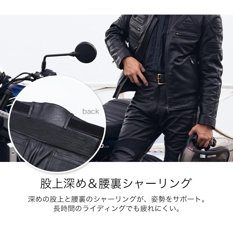 激安価格　デグナー　DEGNER プロテクター付きレザーパンツ　DP-39 バイク メンズ プロテクター付き レザーパンツ[DP-39] ウェア