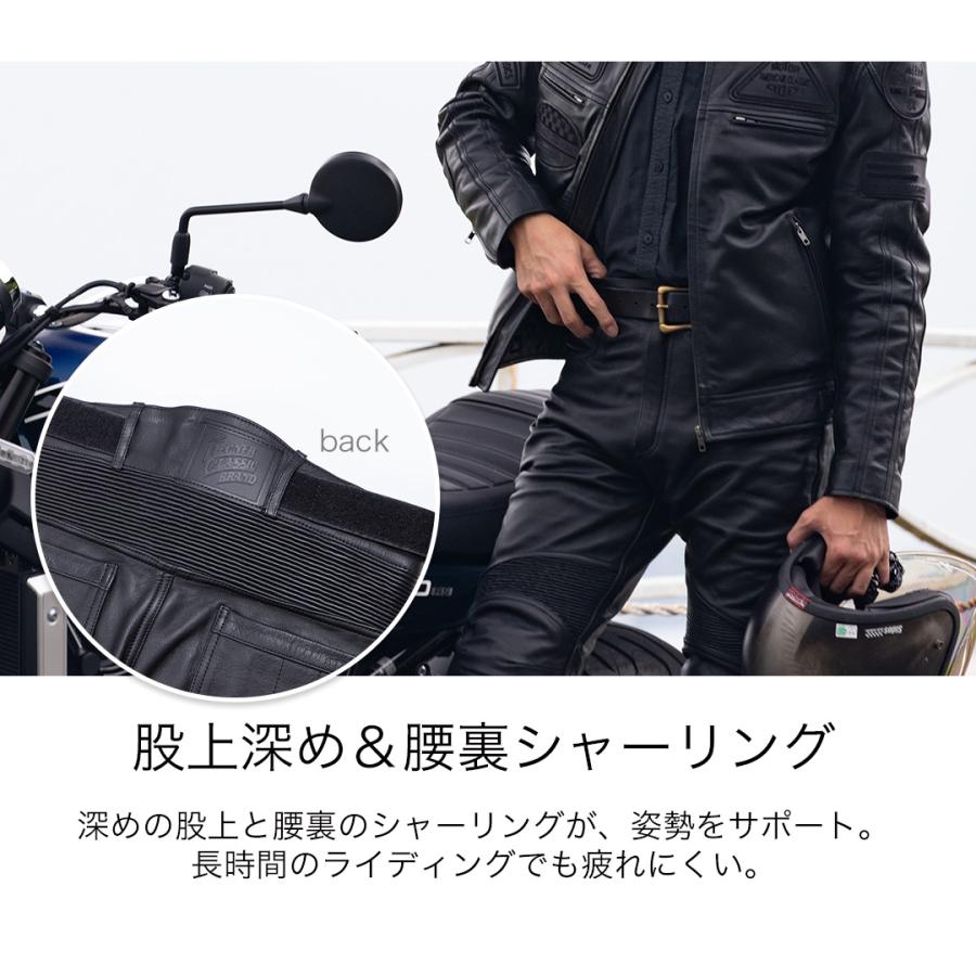 DEGNER（デグナー） プロテクター付き レザーパンツ メンズ 公式