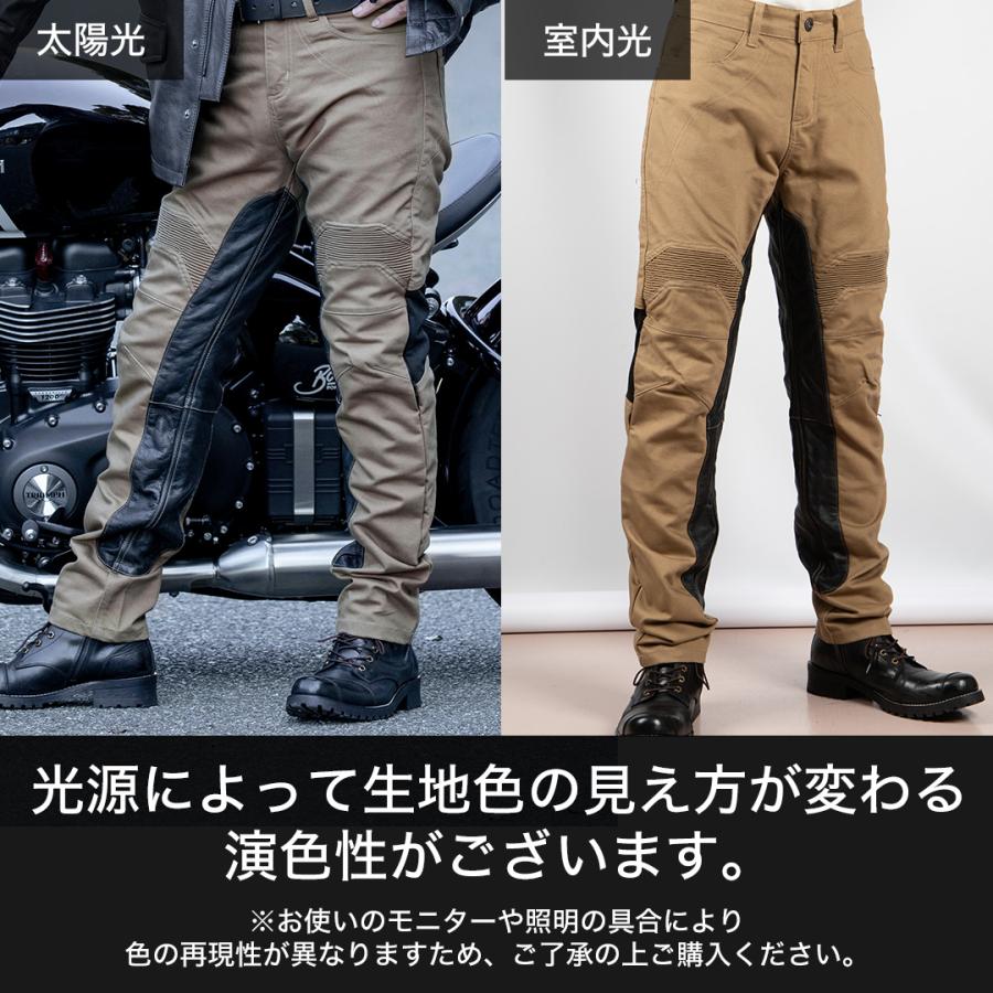 DEGNER（デグナー） 公式 AAコットンパンツ メンズ 本革ヒートガード