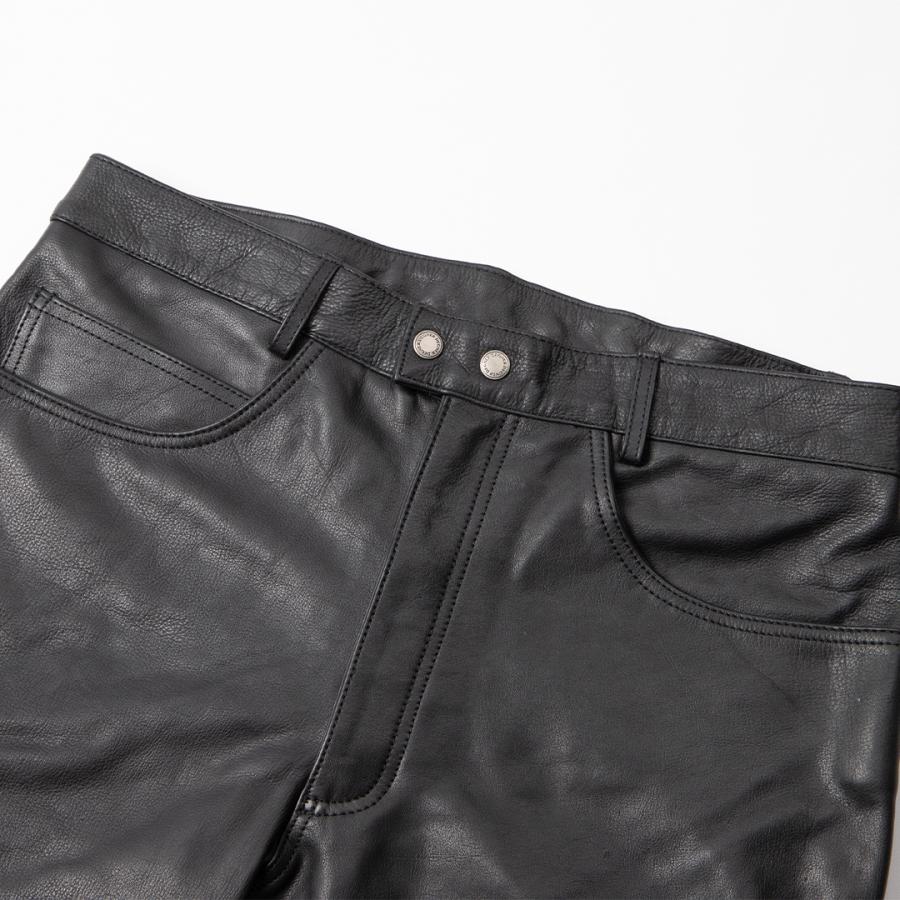 DEGNER（デグナー） レザーカーゴパンツ/LEATHER CARGO PANTS ブラック