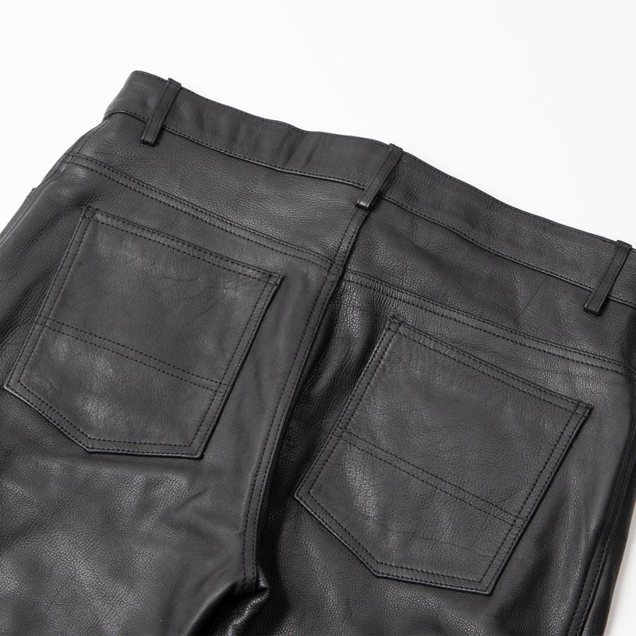 DEGNER（デグナー） レザーカーゴパンツ/LEATHER CARGO PANTS ブラック