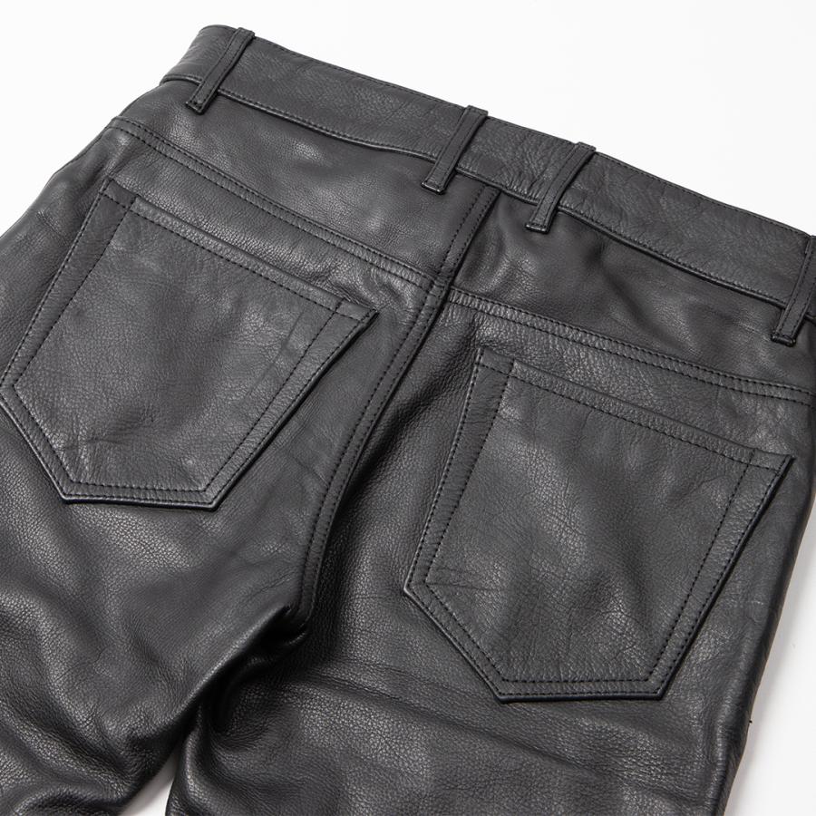 DEGNER 新色ブラウン登場 スリムフィットレザーパンツ/SLIMFIT