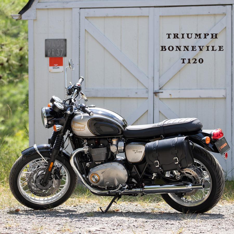 DEGNER（デグナー） ハーレー バイク 鉄馬 合皮 サイドバッグ サドル