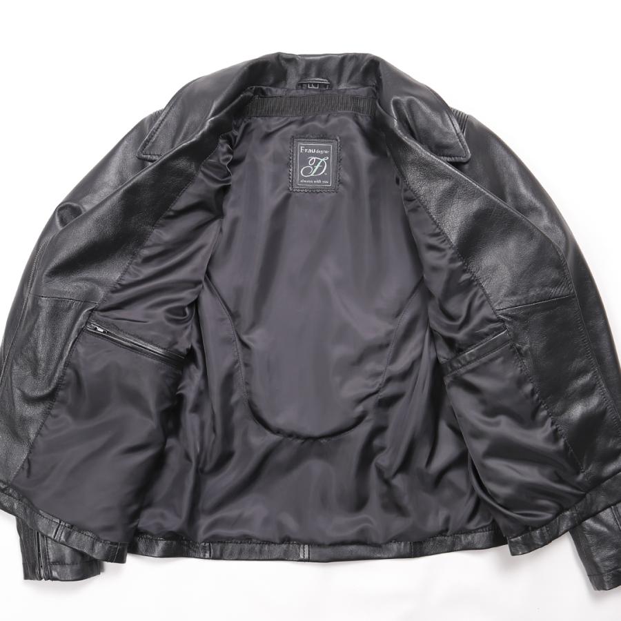 DEGNER レザーライダースジャケット ブラック　プロテクター付　レディース 楽天市場】デグナー DEGNER ダブルライダースジャケット FR20WJ-12