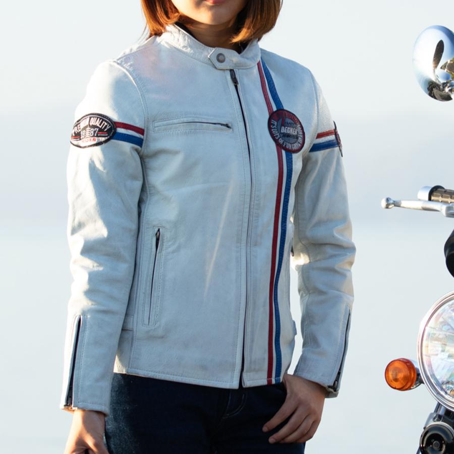 DEGNER デグナー レザージャケット ライダース ブルー DEGNER（デグナー） レザージャケット レディース FR24SJ-7 : デグナー