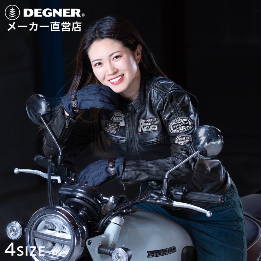 DEGNER（デグナー） レディースレザージャケット ライダース バイク