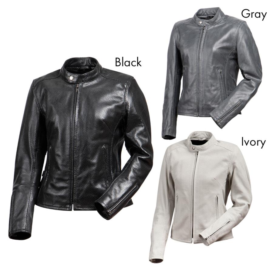 DEGNER（デグナー） レディース メッシュ レザー ジャケット S M L
