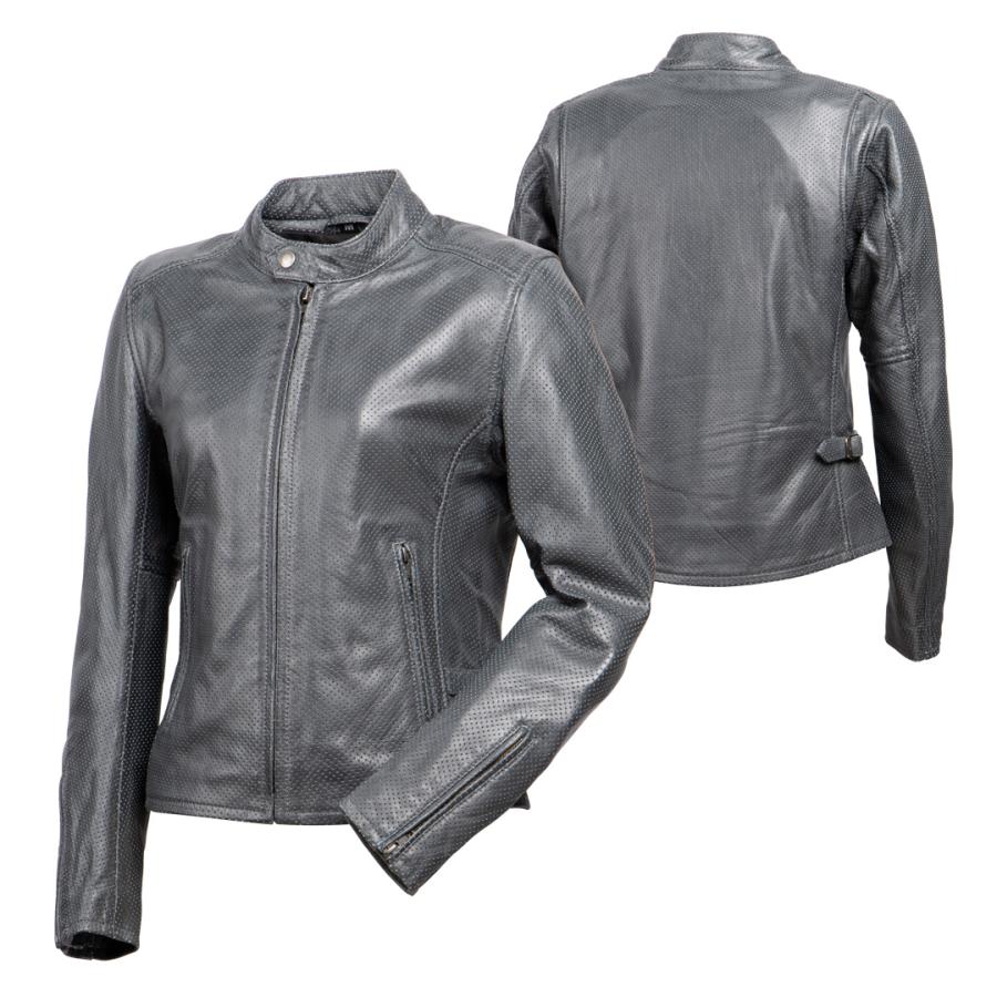 DEGNER（デグナー） レディース メッシュ レザー ジャケット S M L