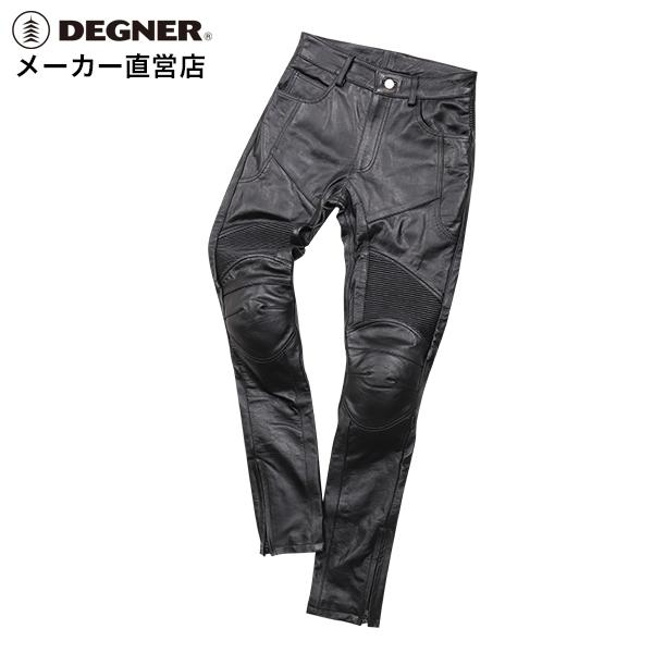 DEGNER デグナー レザーパンツ 革パンツ サイズＸＬ　ブラック DEGNER デグナー 革パンツ レザーパンツ スキニー レディース 本