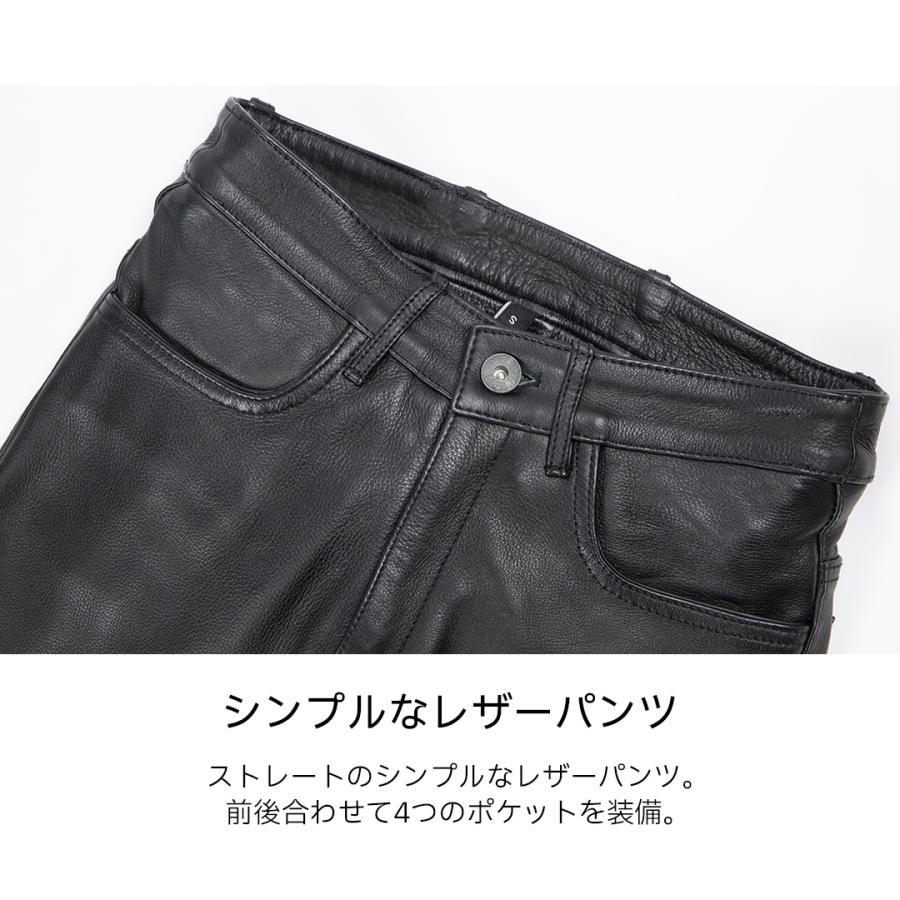 DEGNER バイク用パンツ 本革 ライディングパンツ プロテクター付 DEGNER バイク用パンツ 本革 ライディングパンツ プロテクター付
