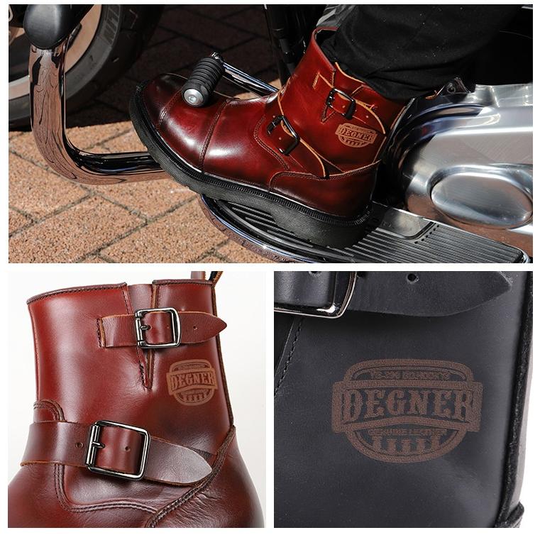 DEGNER（デグナー） ブーツ 靴 バイク レディース エンジニア 本革