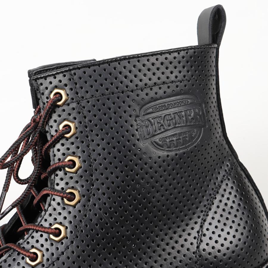 DEGNER（デグナー） シフトガード付メッシュレザーZIPブーツ メンズ HS