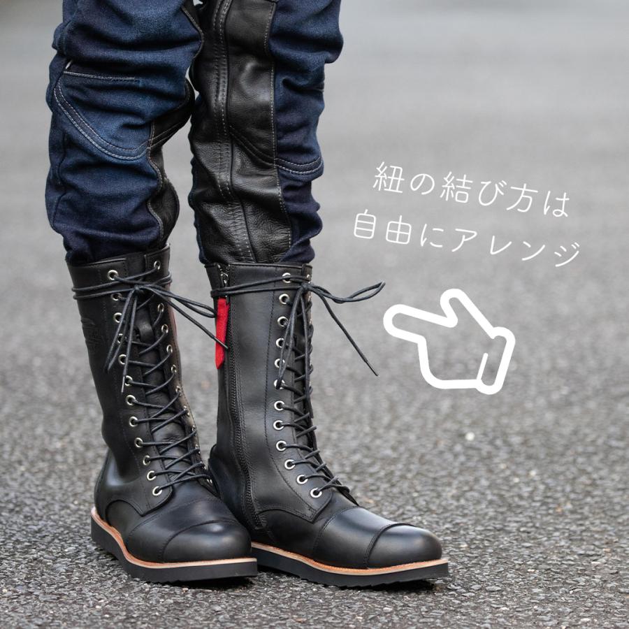 DEGNER バイク ブーツ レディース セミロング 本革 レザー DEGNER バイク ブーツ レディース セミロング 本革 レザー