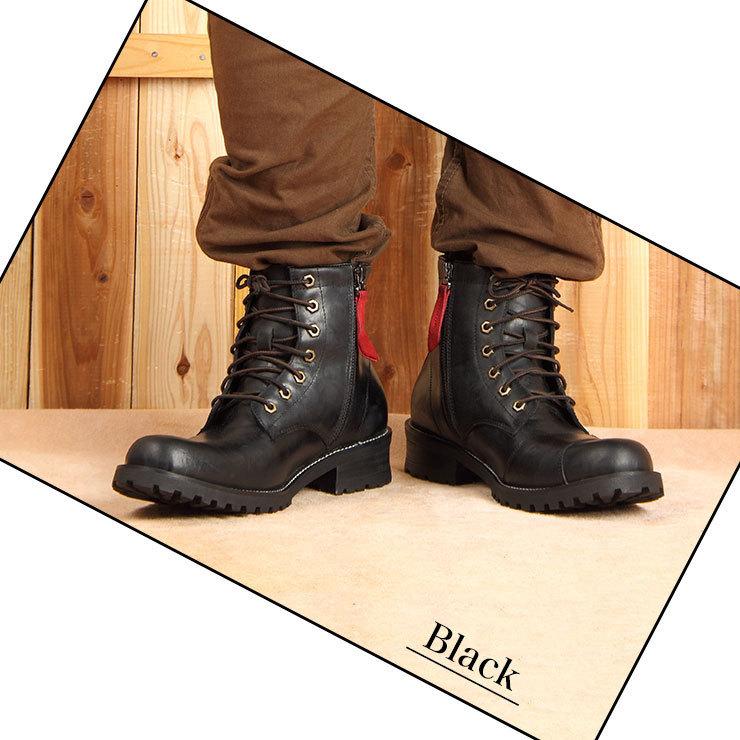 DEGNER（デグナー） ブーツ バイク レザー メンズ 本革 堅牢 HS-B6