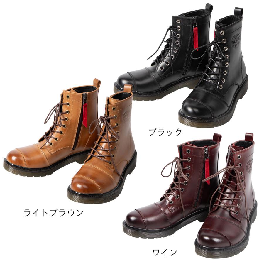DEGNER シフトガード付レザーZIPブーツ レディース デグナー HS DEGNER シフトガード付レザーZIPブーツ レディース デグナー HS