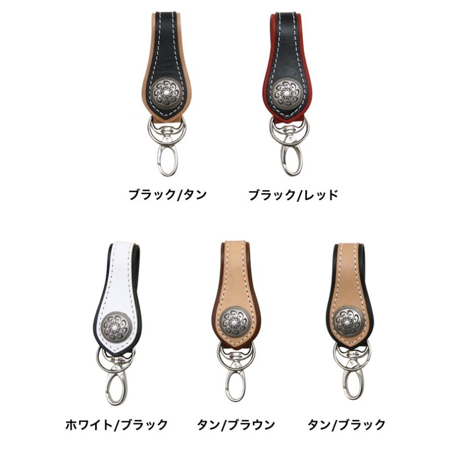 DEGNER（デグナー） キーホルダー 本革 コンチョ K-18 : デグナー