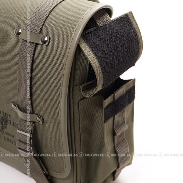 DEGNER ミリタリーテイストテキスタイルサドルバッグ/MILITARY