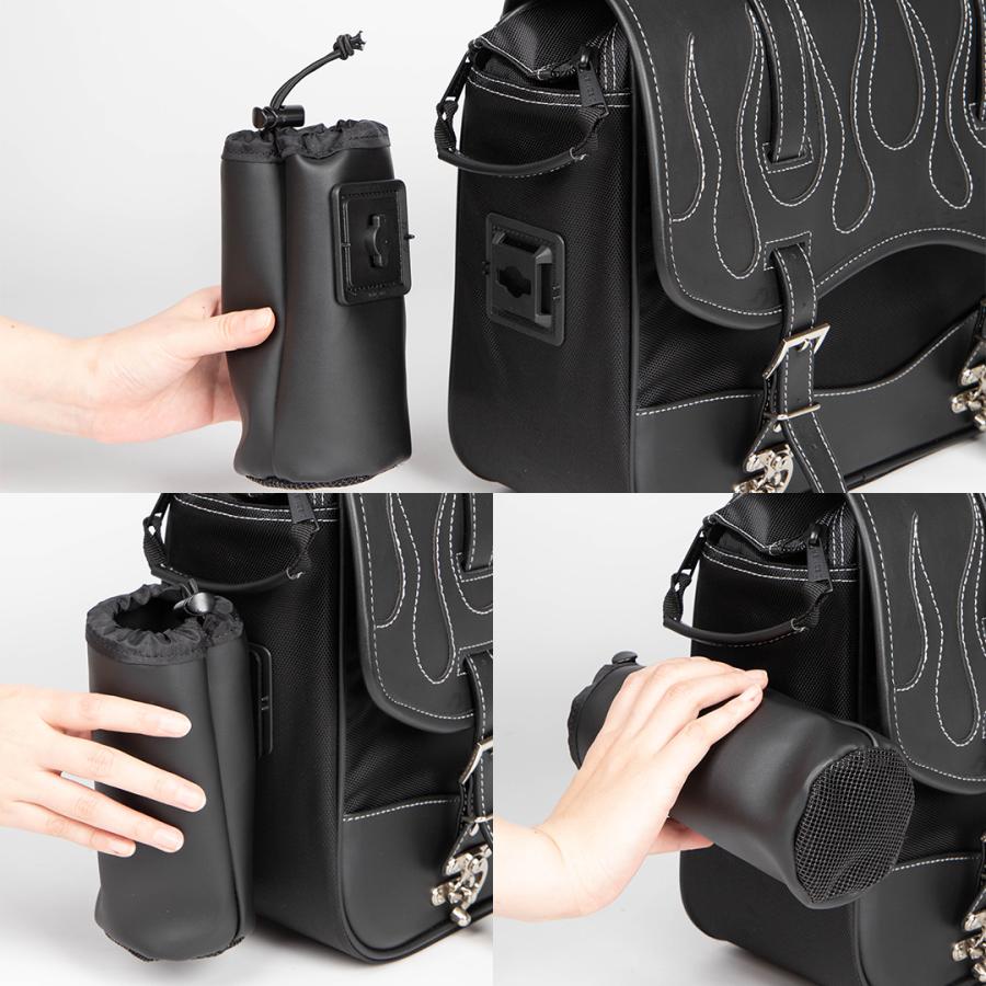 DEGNER（デグナー） ナイロンサドルバッグ ファイア/NYLON SADDLEBAG