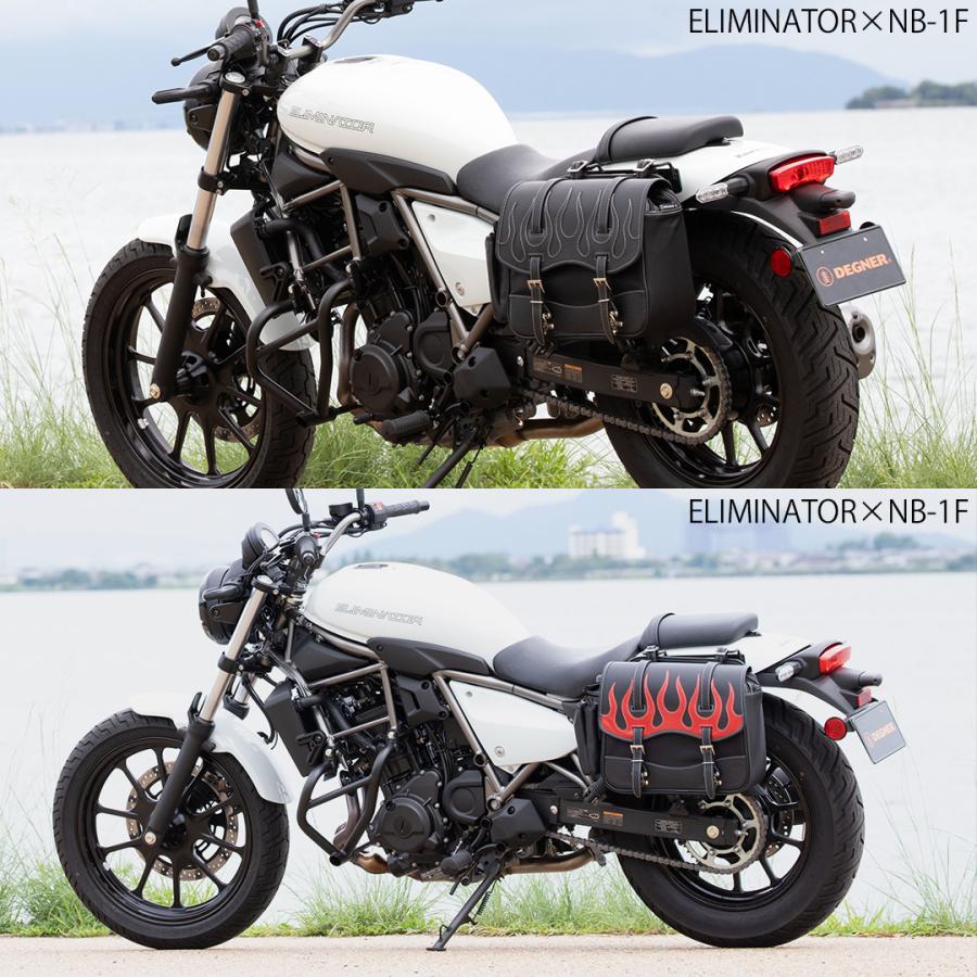 DEGNER（デグナー） ナイロンサドルバッグ ファイア/NYLON SADDLEBAG