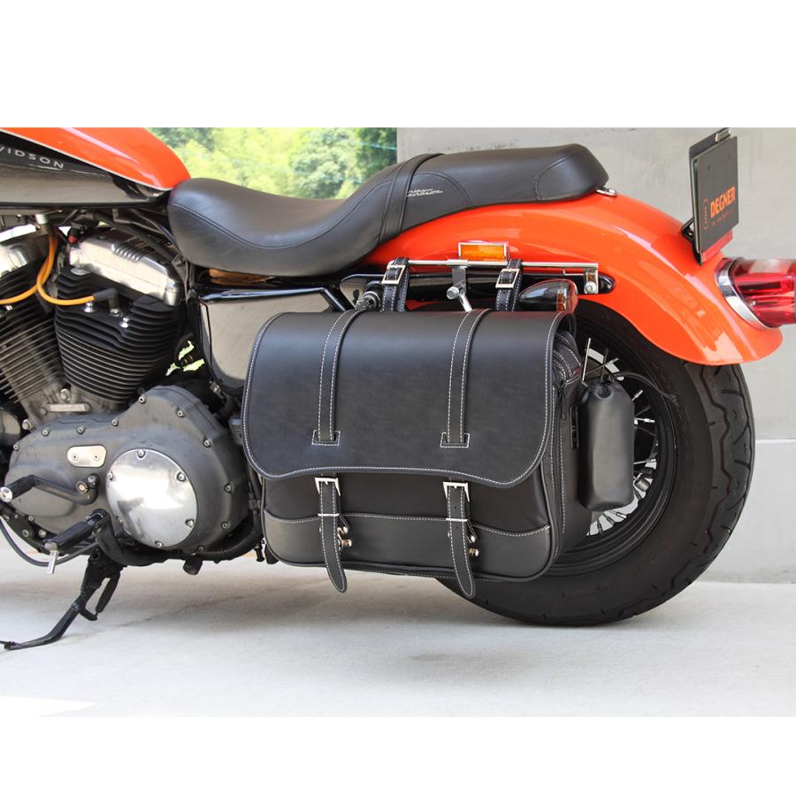 アジャスターナイロンサドルバッグ/ADJUSTER NYLON SADDLEBAG（ブラック） [NB-42-BK]｜degner-jp｜14