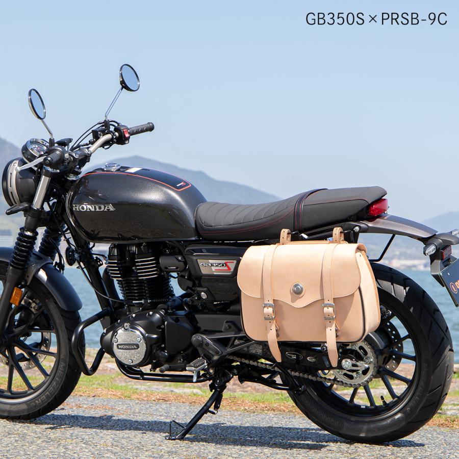 テ*チ様 デグナー　レザー　サドルバッグ　PRSB-9A　左右セット　ブラウン DEGNER（デグナー） レザーサドルバッグ/LEATHER SADDLEBAG [PRSB-9C