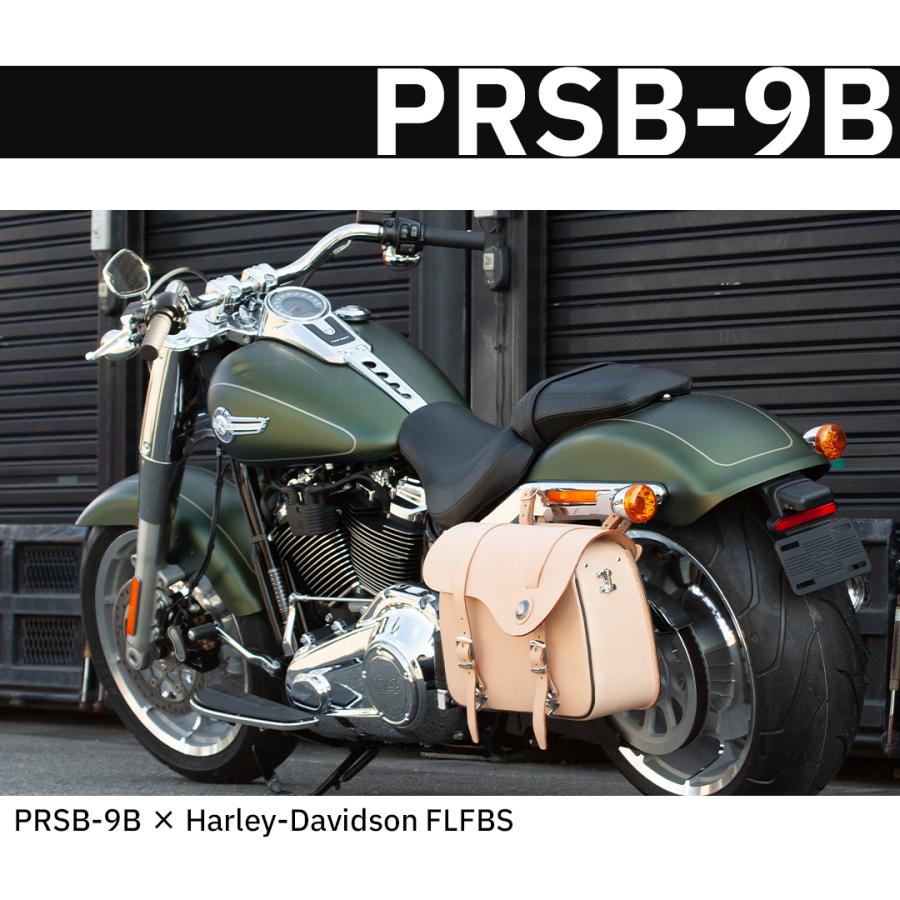 DEGNER レザーサドルバッグ/LEATHER SADDLEBAG [PRSB-9B] : デグナー 