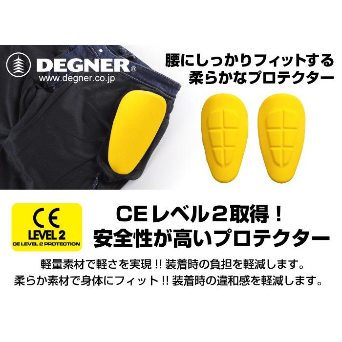 DEGNER プロテクター 腰用 ヒッププロテクター スムースウェイズ DEGNER プロテクター 腰用 ヒッププロテクター スムースウェイズ