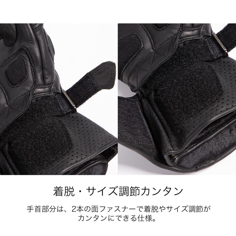 DEGNER（デグナー） レーシンググローブ 本革 プロテクター サーキット