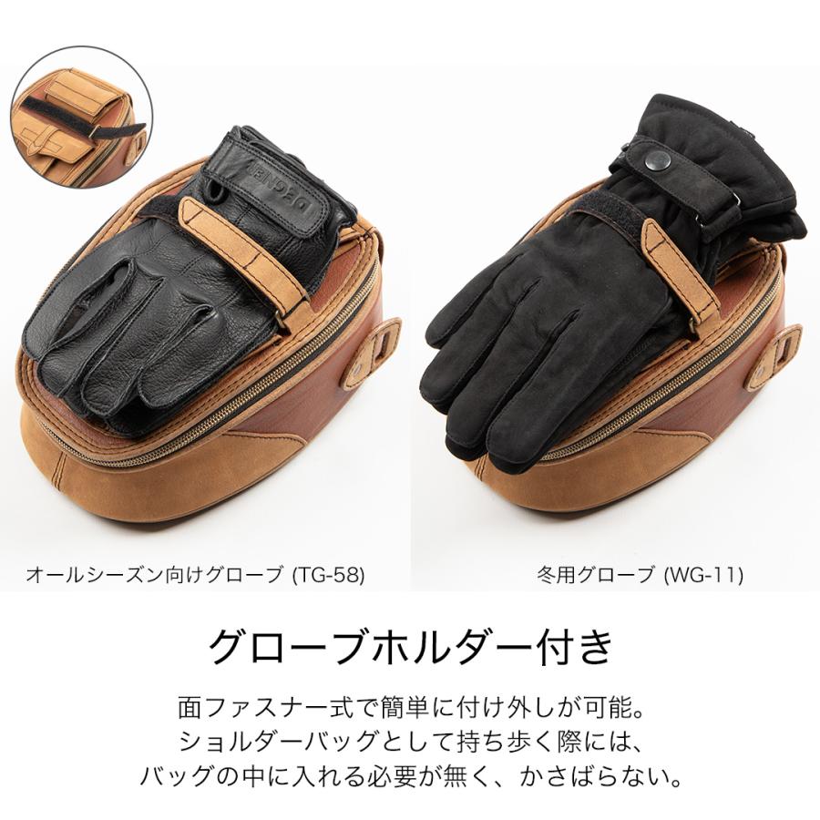 DEGNER（デグナー） レザー マグネット タンクバッグ クラシック 本革