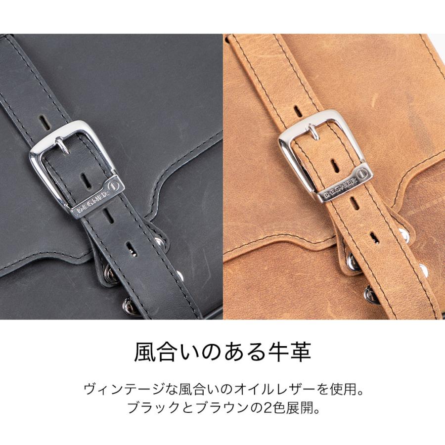 DEGNER（デグナー） サイドバッグ バイク 公式 レザー サイドバッグ SB 