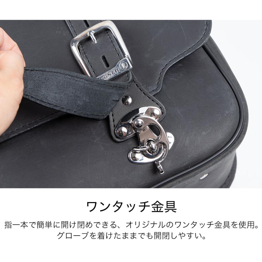 DEGNER（デグナー） サイドバッグ バイク 公式 レザー サイドバッグ SB
