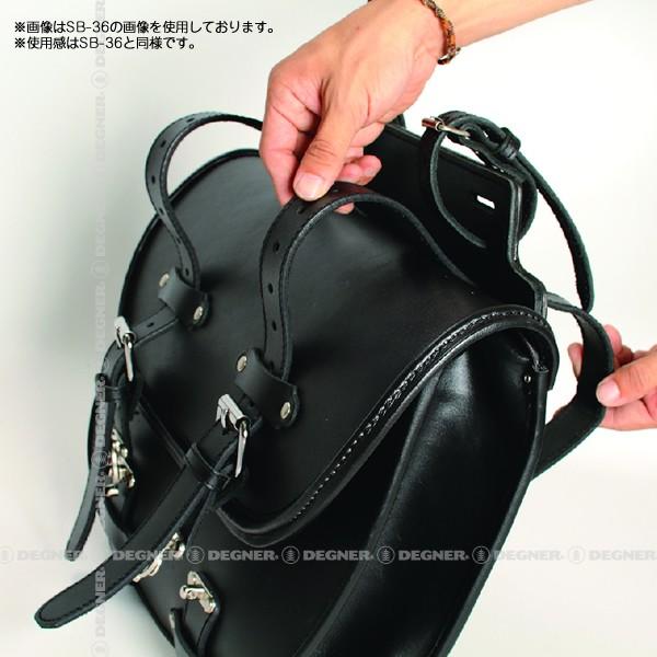 メール便不可】 デグナーショッピングレザーサドルバッグ LEATHER